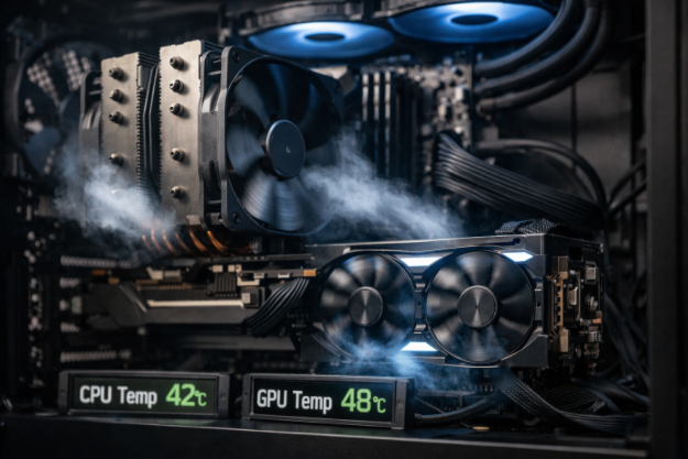 راهنمای عملی کاهش دمای CPU و GPU: تکنیک‌ها و تنظیمات